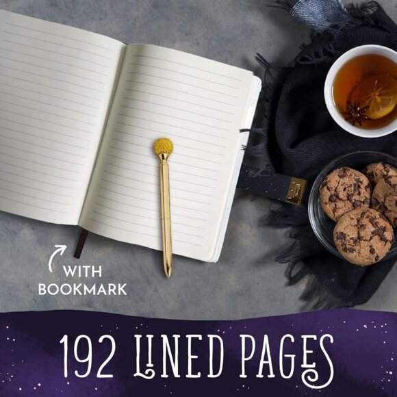 Dark Starry Diary with Lock - Picture 3 of 7